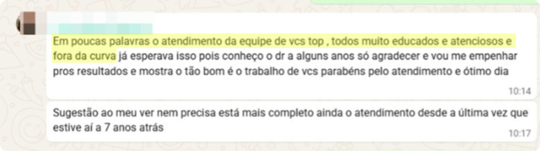 Depoimento de paciente da Clínica Energia Vital sobre o acompanhamento com o Dr. Alan Inácio